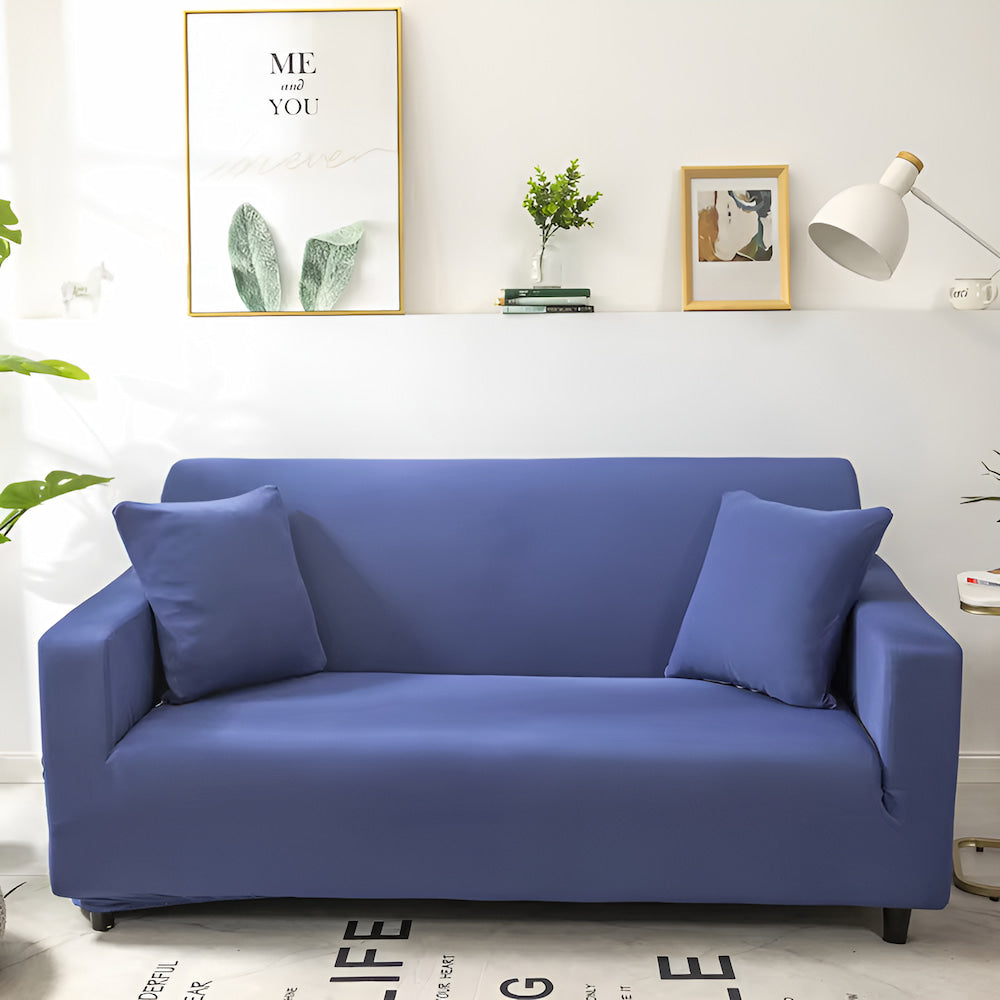 Funda Sofa Azul Cobalto