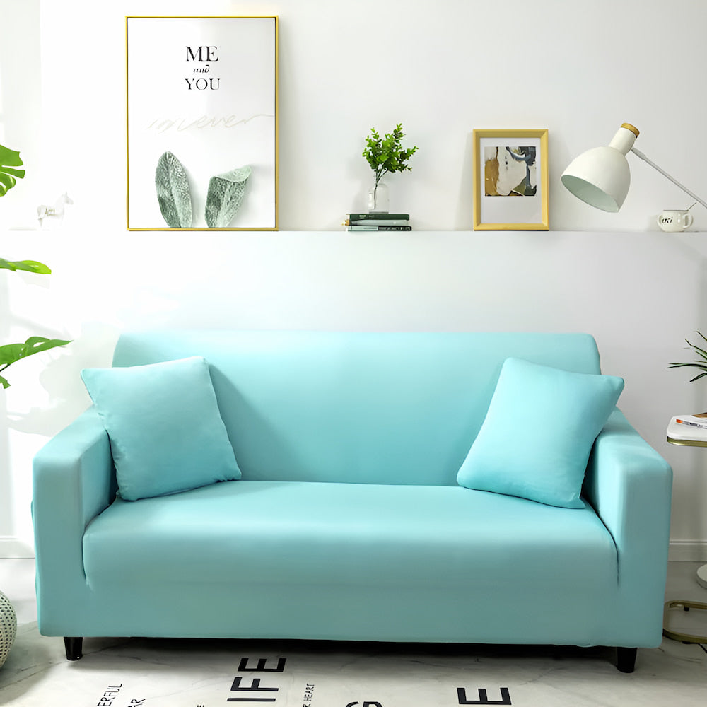 Funda Sofa Azul Hielo