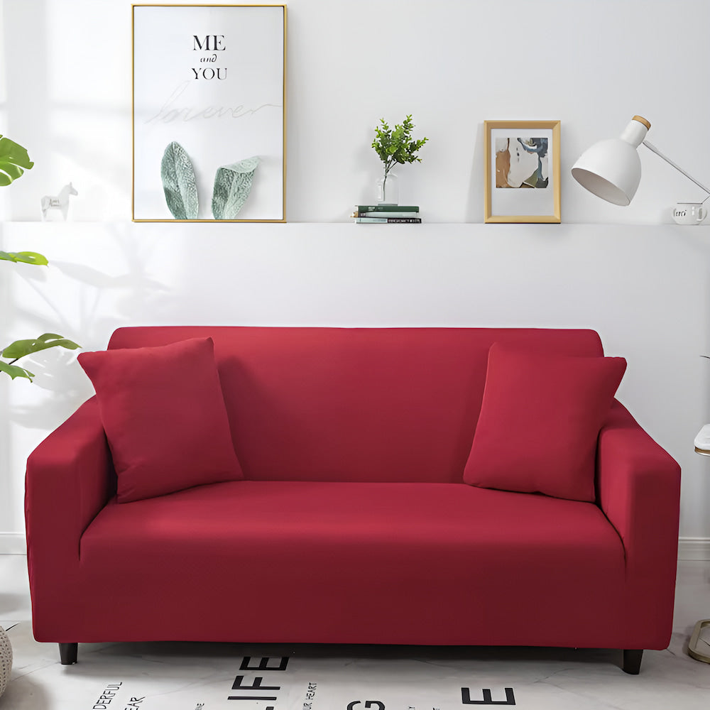 Funda Sofa Rojo Carmesi