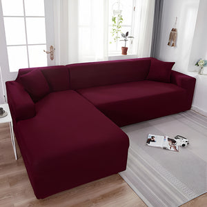 Funda Sofá Chaise Longue Roja